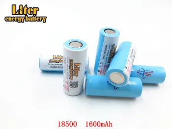  Original Litro de energia da bateria ICR 18500 3.7 V Bateria 1600mAh bateria li-ion Recarregável