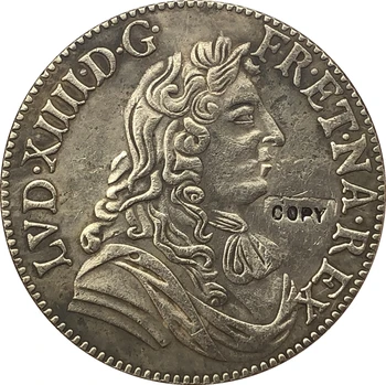  A frança de Luís XIV de 30 Soldos 1674 cópia moedas