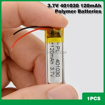  3,7 V 120mAh 401030 de Polímero de Lítio Li-Po li ion Bateria Recarregável Para MP3 MP4 MP5 GPS DVD Bluetooth do tablet da câmara Lipo célula