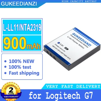  900mAh GUKEEDIANZI Substituição de Bateria de L-LL11/NTA2319 para Logitech G7 Laser Mouse sem fio M-RBQ124, MX Ar Grande Poder de Bateria
