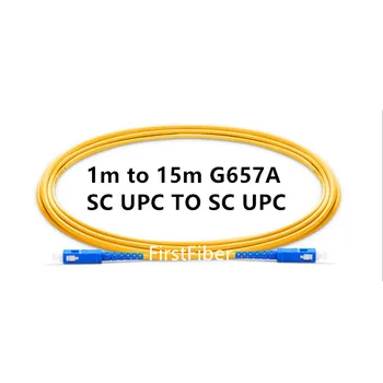  SC UPC Fibra ótica cabo G657A Fibra ótica cabo, fibra Jumper Simplex 2.0 mm SM 1m 2m 3m 5m 10m 15m
