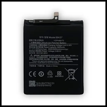  Original VICS BN37 Bateria de Substituição Para Xiaomi Redmi 6 Redmi6 Redmi 6A Bateria BN37