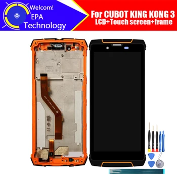  5.5 polegadas CUBOT KING KONG 3 Display LCD+Touch Screen Digitizer+Montagem da Armação 100% Original de LCD+Touch Digitalizador para KING KONG 3