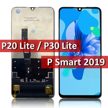  Novo Para Huawei P20 P30 Lite P Inteligente 2019 Tela LCD Touch screen de Montagem de Peças de Substituição